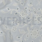 COTTON VOILE ONE-SIDE BORDER ONE-SIDE SCALLOP WHITE (thumbnail) #2