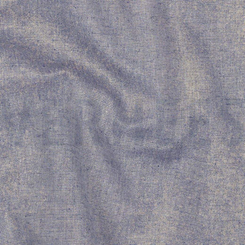 COTTON LINEN LUREX BLUE #2