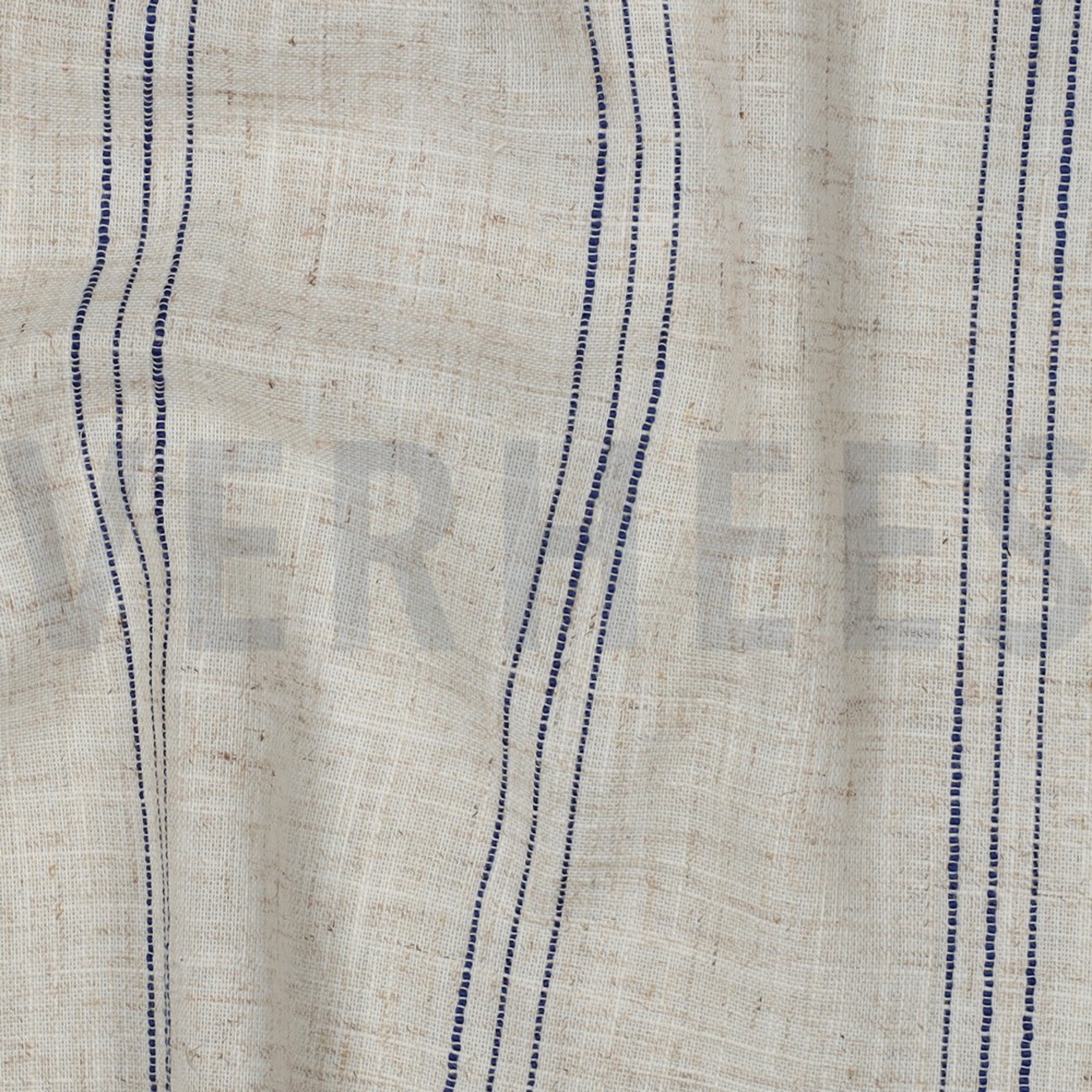 LINEN VISCOSE STRIPES BLUE (high resolution) #2