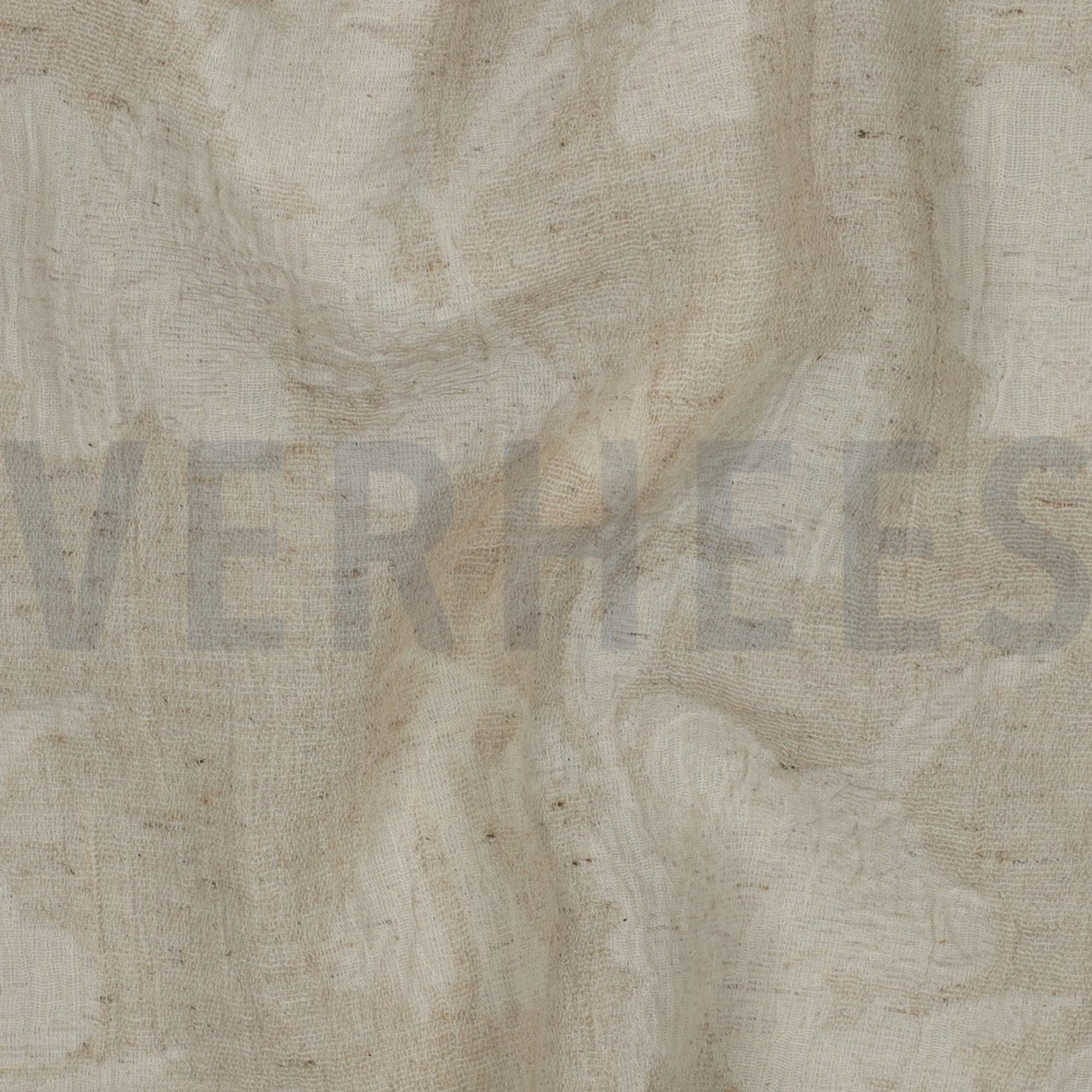 LINEN COTTON JACQUARD FLOWERS NATURAL (high resolution) #2