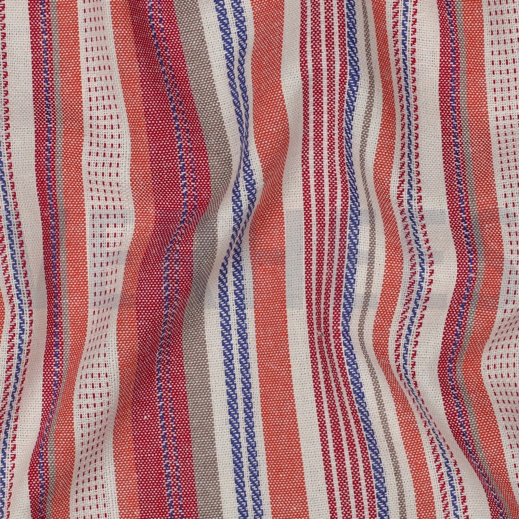 LINEN VISCOSE  YARN DYED STRIPES MULTICOLOUR #2