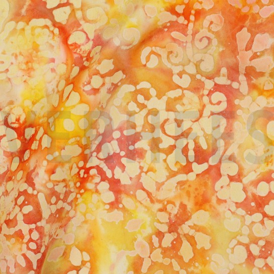 HANDCRAFTED BATIK VISCOSE YELLOW #7