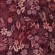 HANDCRAFTED BATIK VISCOSE CERISE (thumbnail) #2