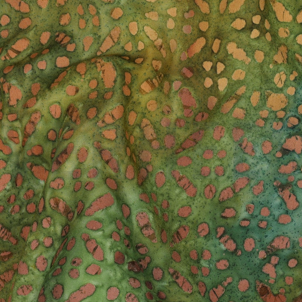 HANDCRAFTED BATIK VISCOSE GREEN #2