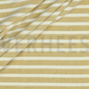 NICKY YARN DYED STRIPE SAND / ECRU (thumbnail) #2
