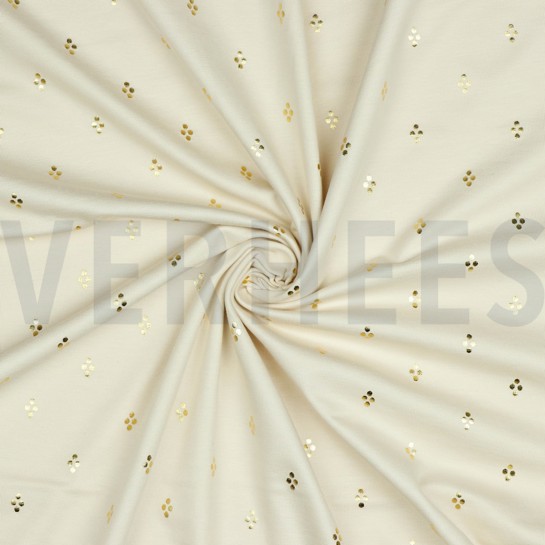 JERSEY FOLIE PUNKTE SAND #7