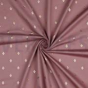 JERSEY FOIL DOTS MAUVE (thumbnail) #2
