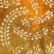 HANDCRAFTED BATIK COTTON ORANGE (thumbnail) #2