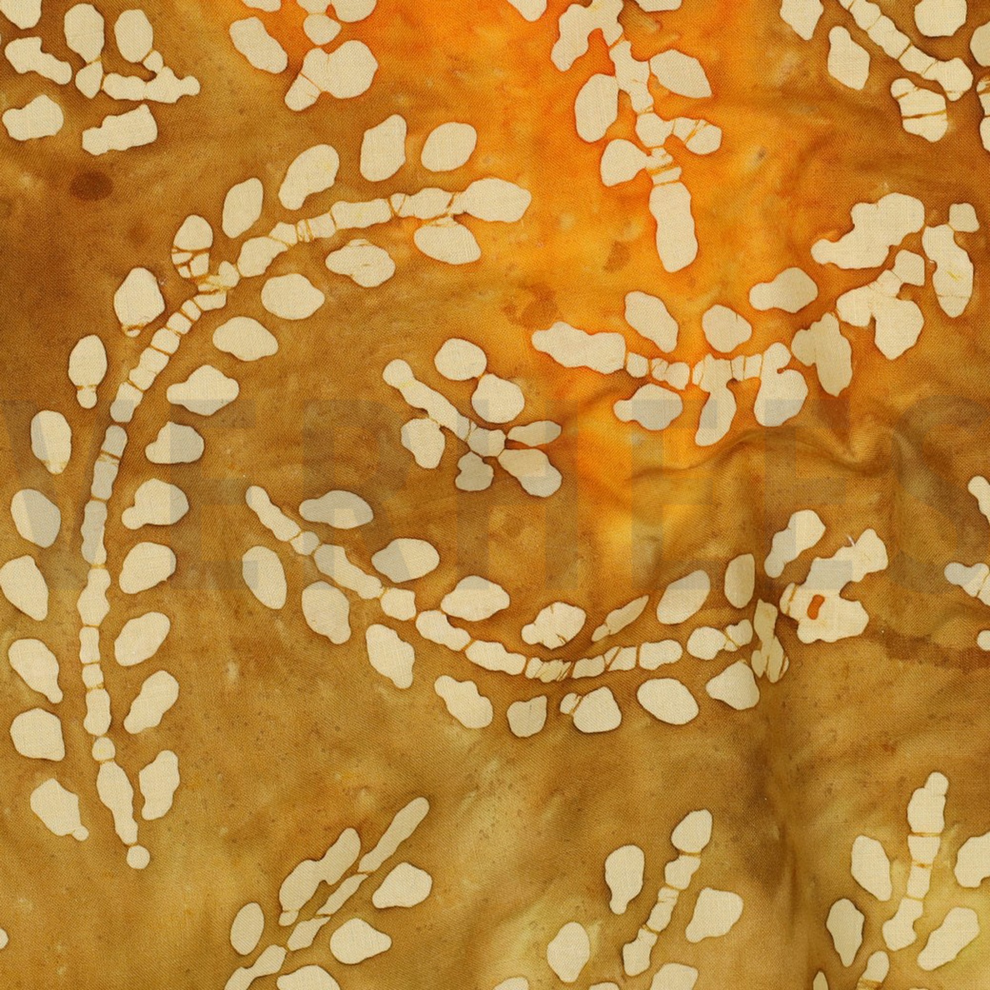 HANDCRAFTED BATIK COTTON ORANGE (high resolution) #2