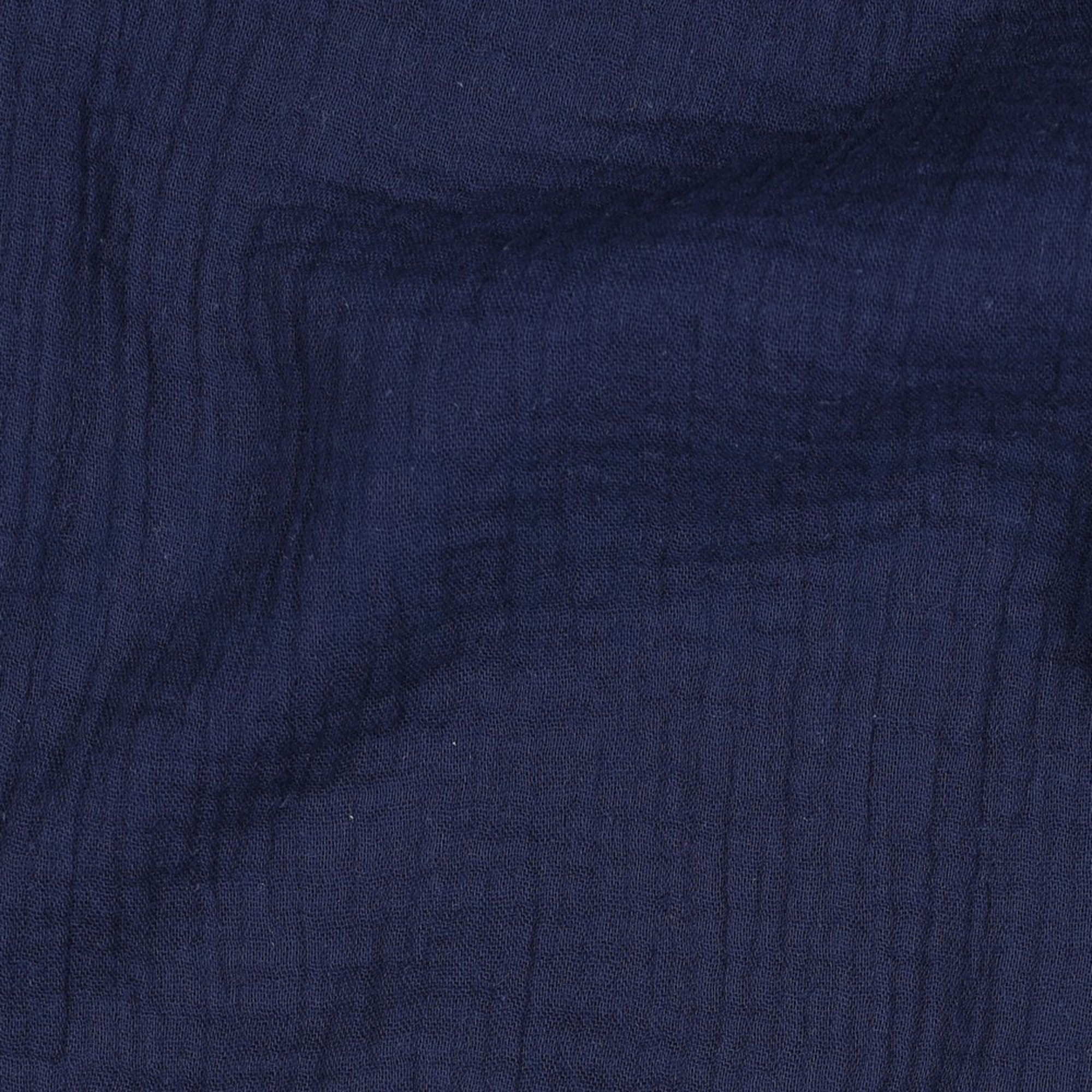DOUBLE GAUZE GOTS NAVY (high resolution) #2