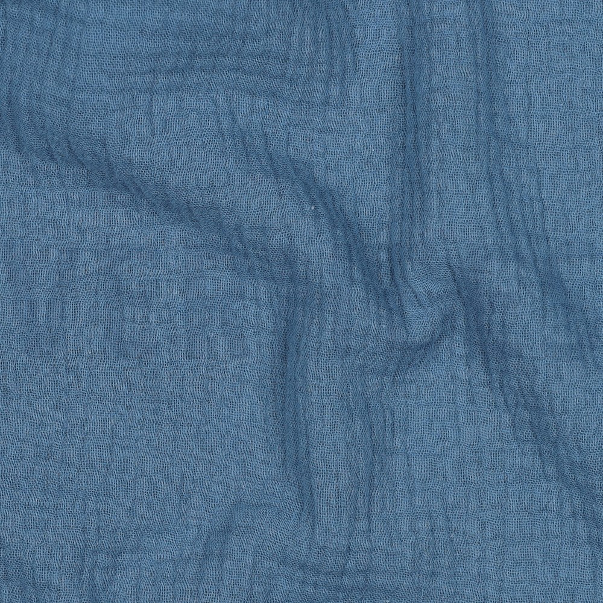 DOUBLE GAUZE GOTS INDIGO (high resolution) #2