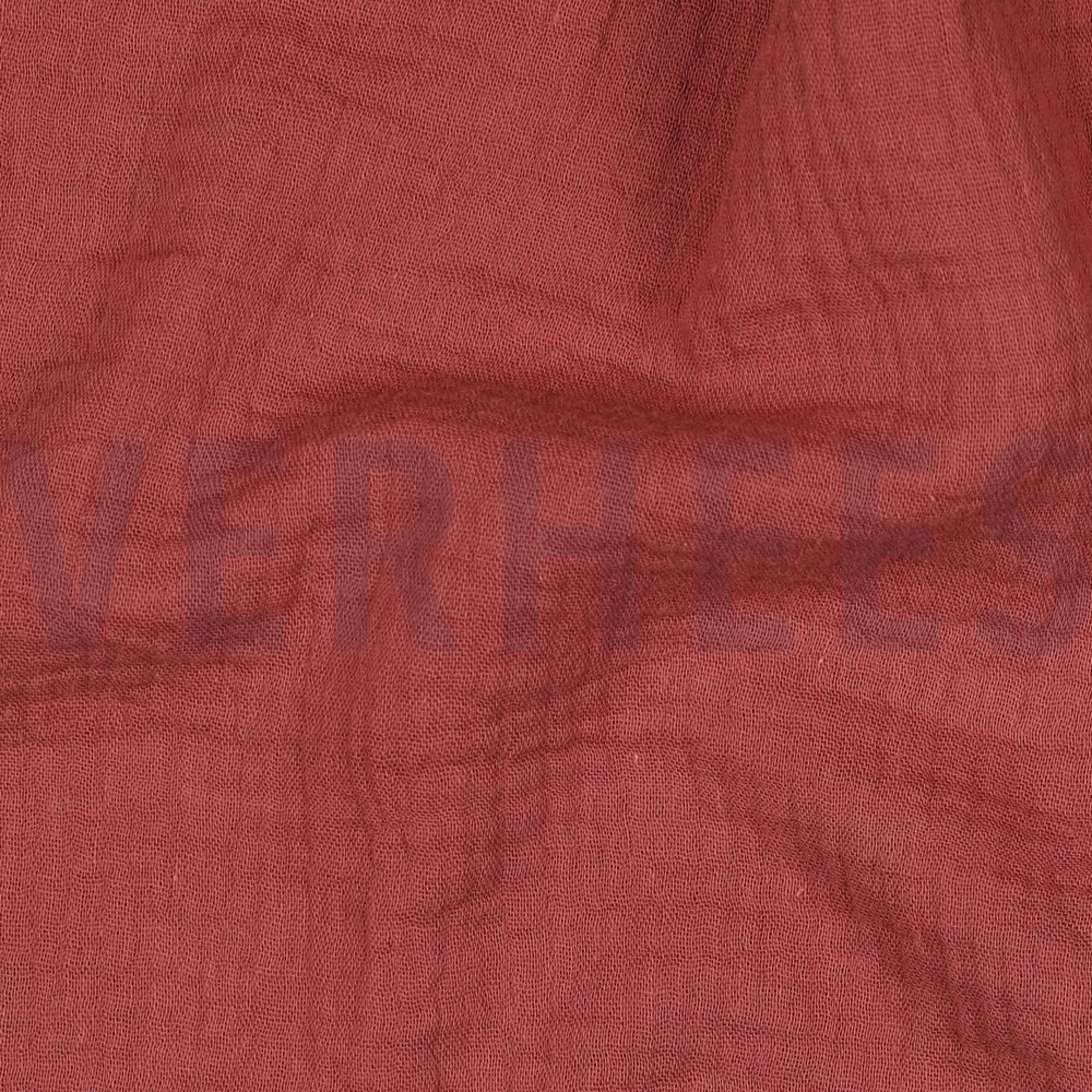 DOUBLE GAUZE GOTS ROUGE (high resolution) #2