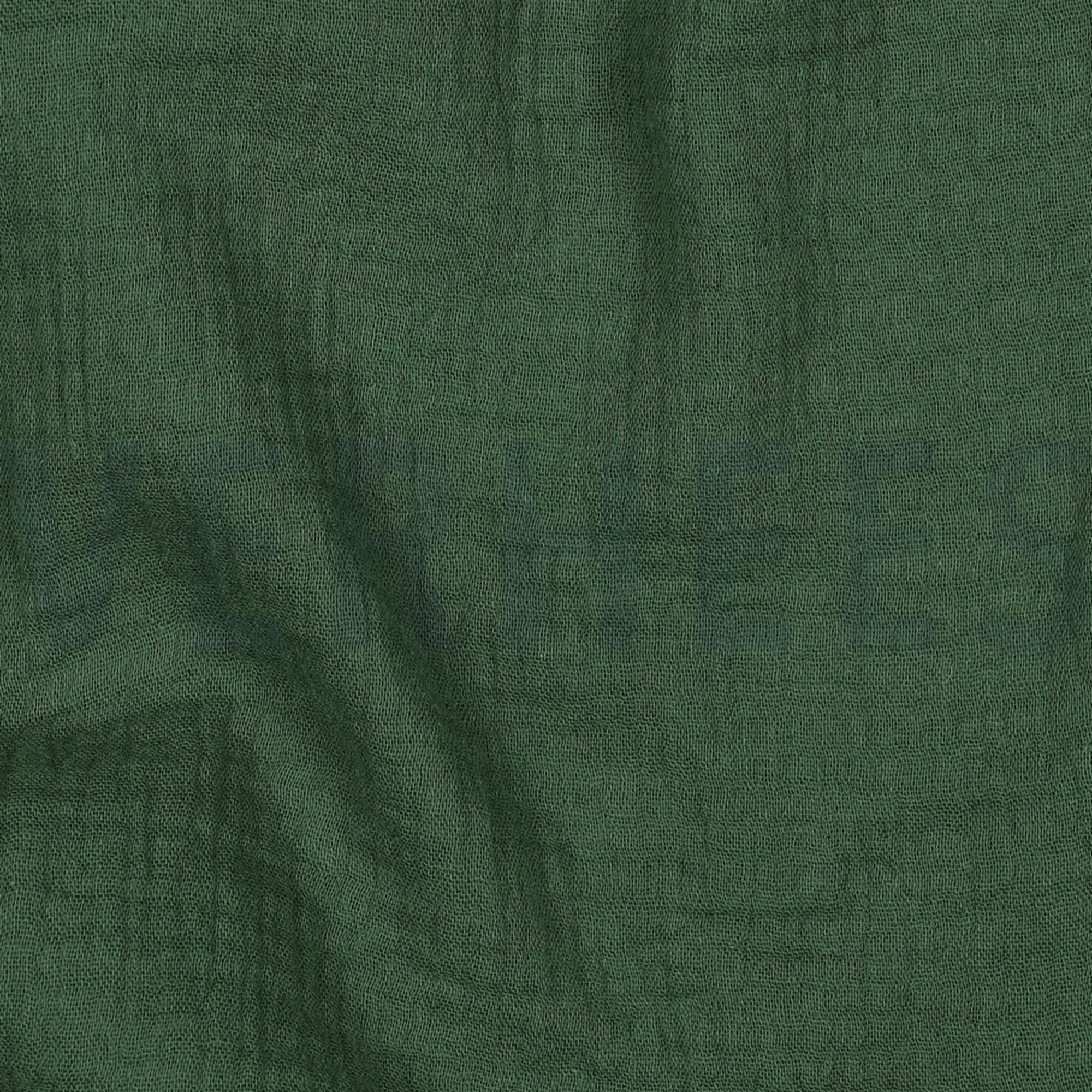 DOUBLE GAUZE GOTS DARK GREEN (high resolution) #2
