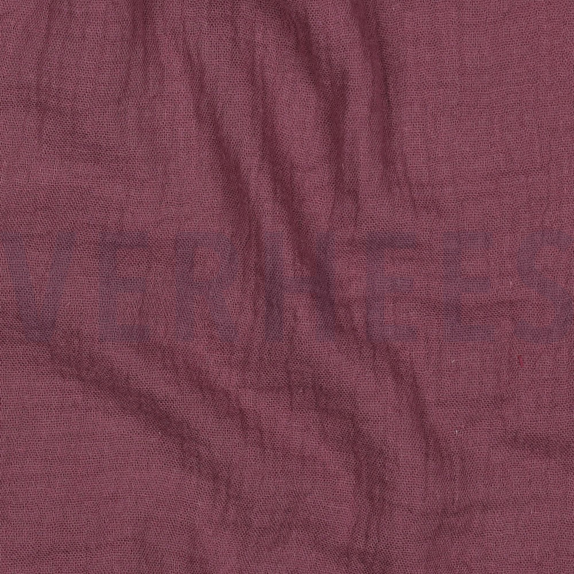 DOUBLE GAUZE GOTS AUBERGINE (high resolution) #2