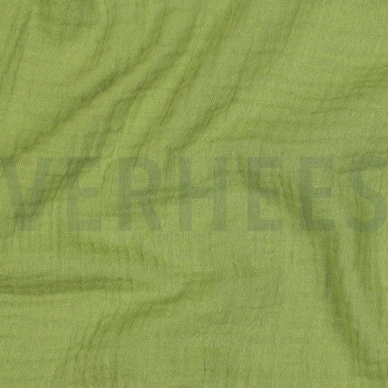 DOUBLE GAUZE GOTS OLD LIME #7
