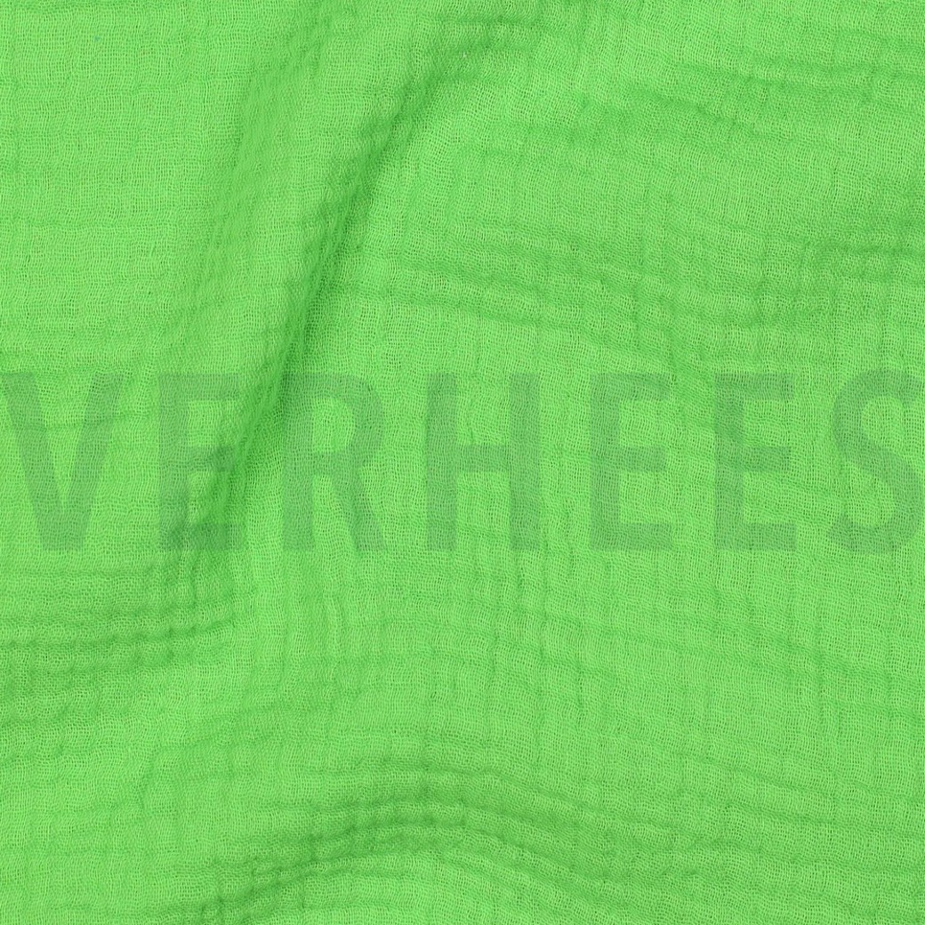 DOUBLE GAUZE GOTS LIME NEON #2