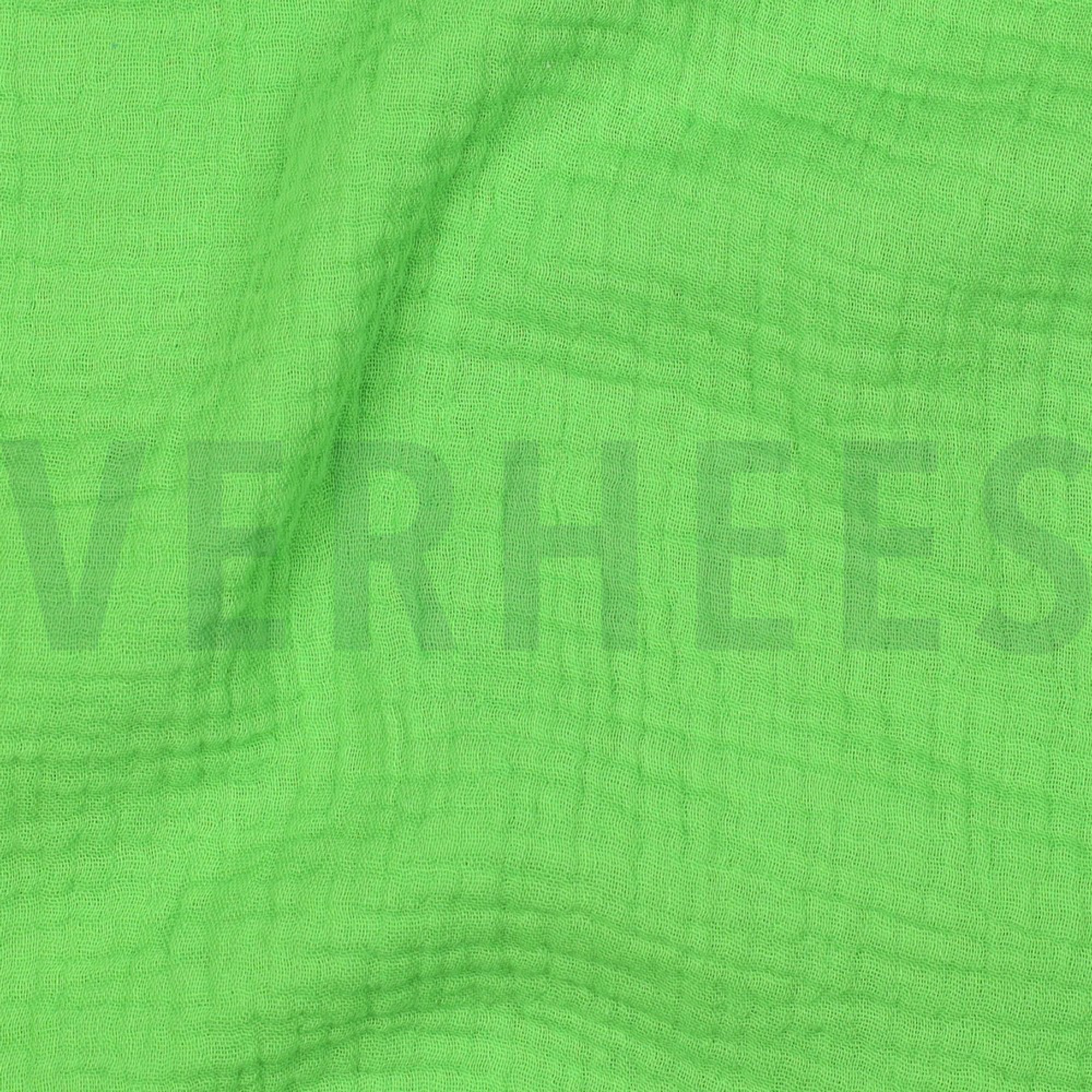 DOUBLE GAUZE GOTS LIME NEON (high resolution) #2