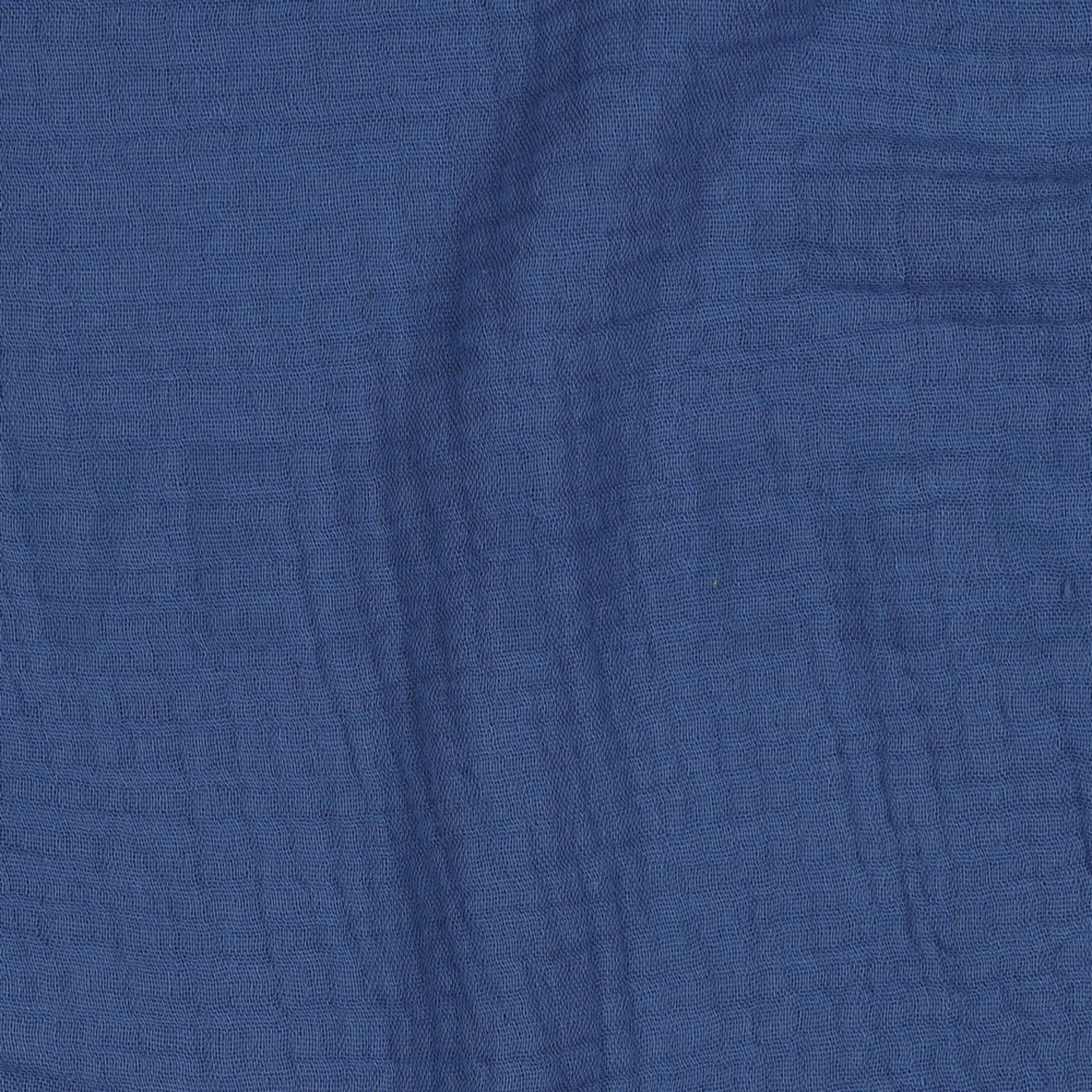 DOUBLE GAUZE GOTS MIDNIGHT BLUE (high resolution) #2