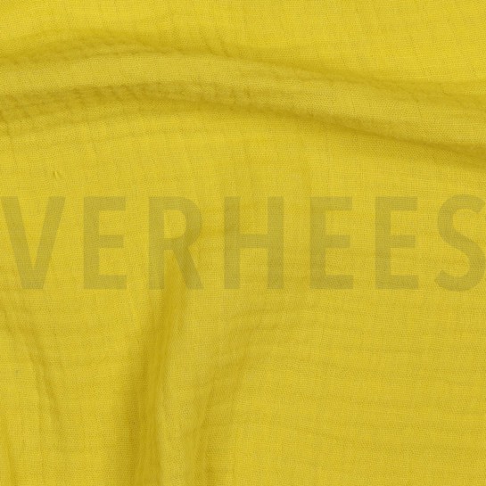 DOUBLE GAUZE GOTS BANAAN GEEL #7