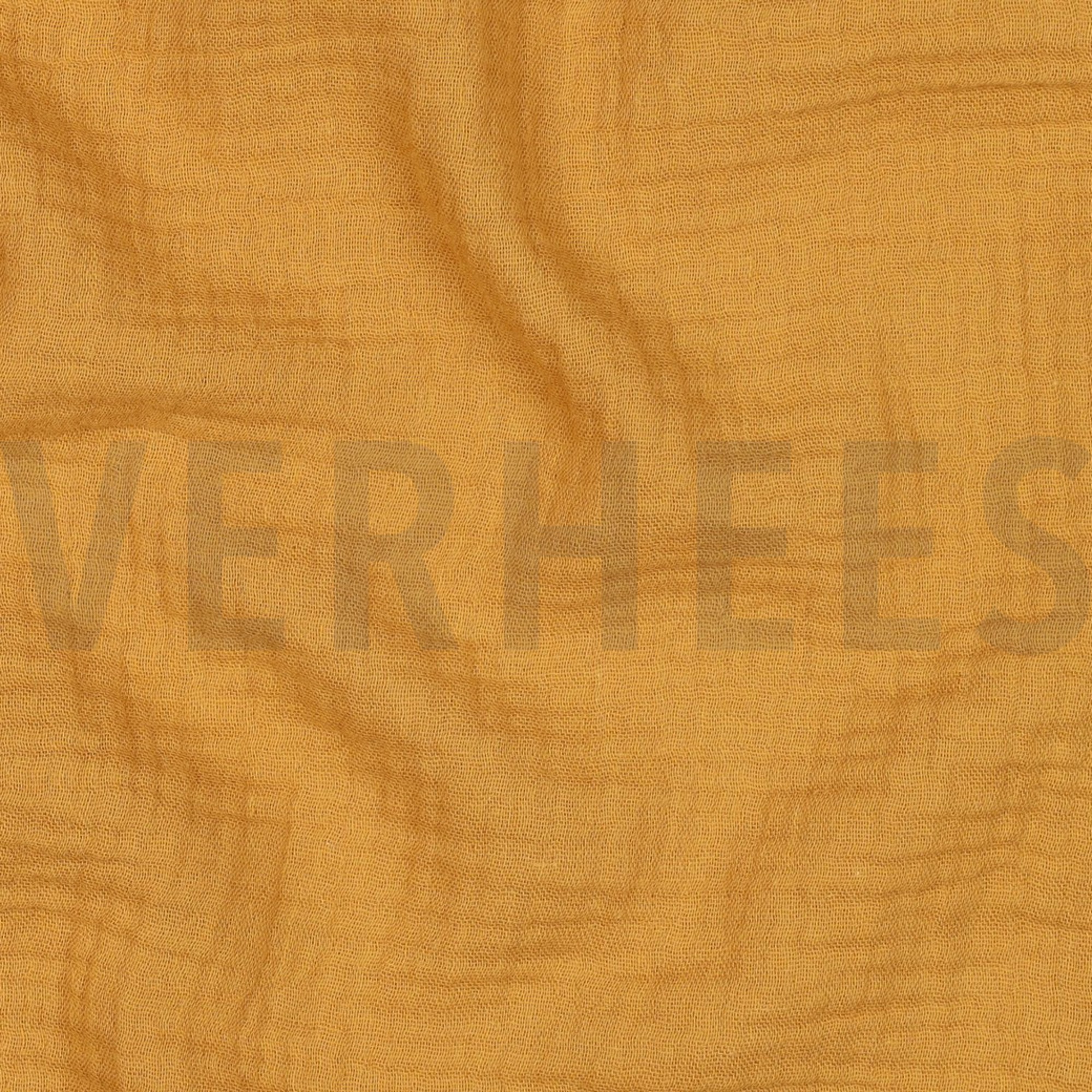 DOUBLE GAUZE GOTS DARK OCHRE (high resolution) #2