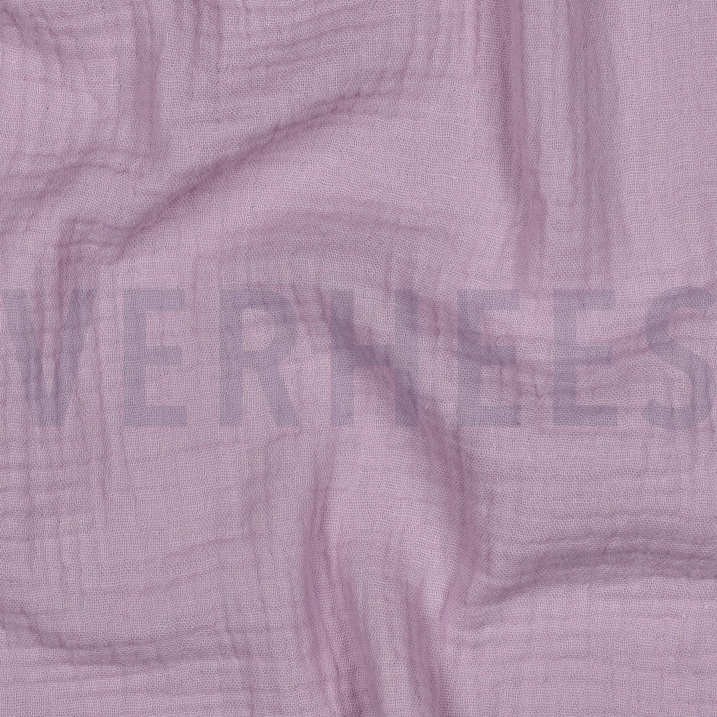 DOUBLE GAUZE GOTS LIGHT LILAC #2