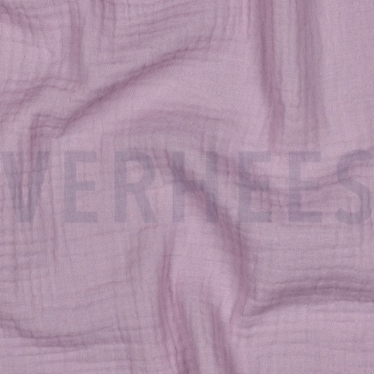 DOUBLE GAUZE GOTS LIGHT LILAC #7