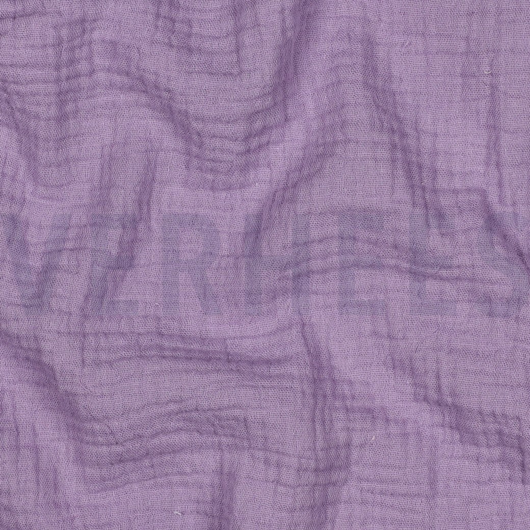 DOUBLE GAUZE GOTS DARK LILAC #2