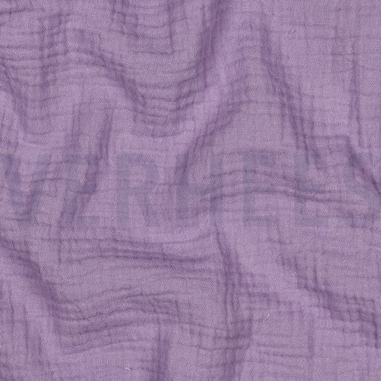 DOUBLE GAUZE GOTS DARK LILAC #7