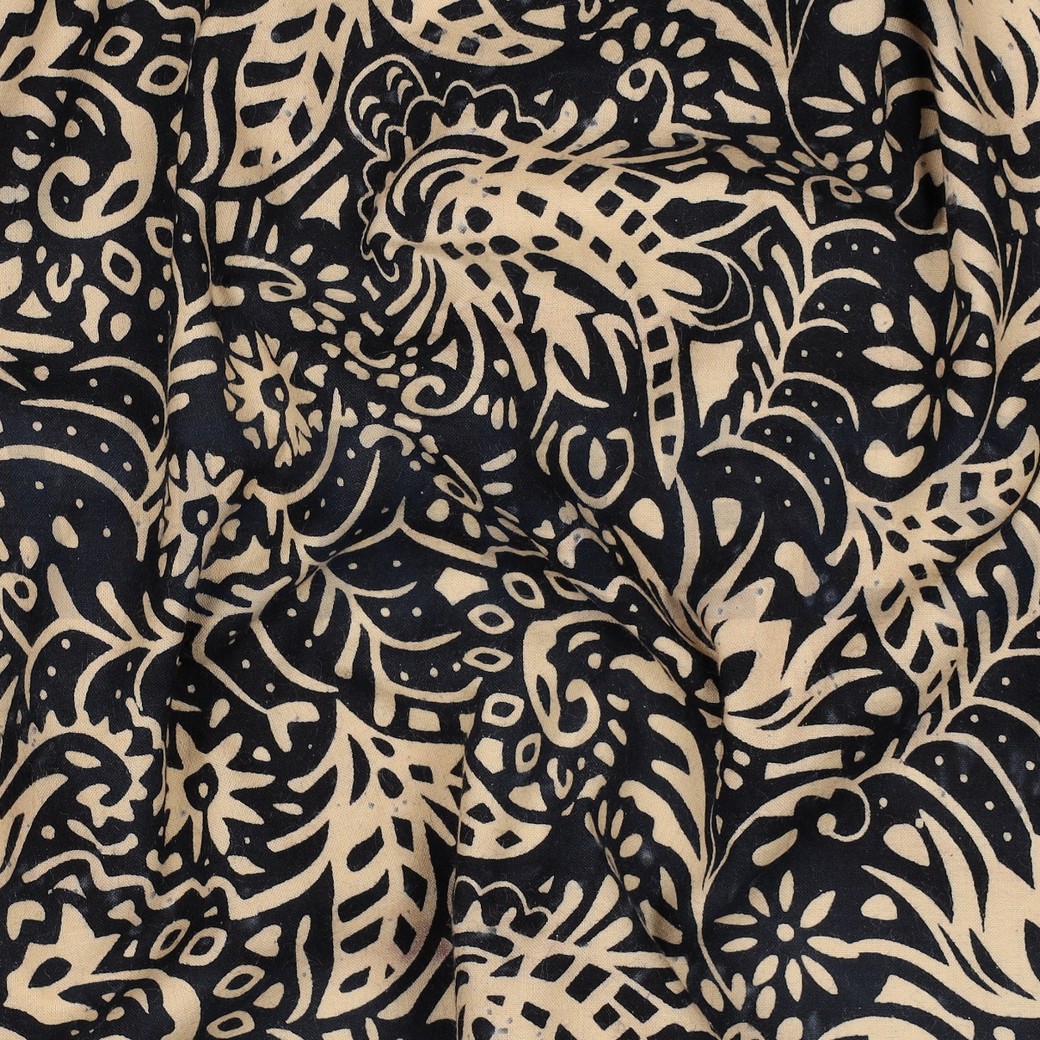 HANDCRAFTED BATIK COTTON NAVY #2