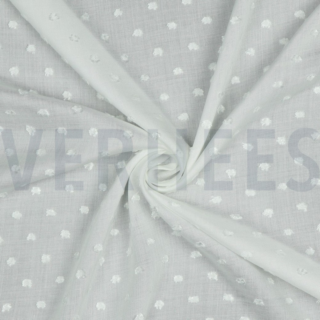 VISCOSE DOBBY WHITE #2