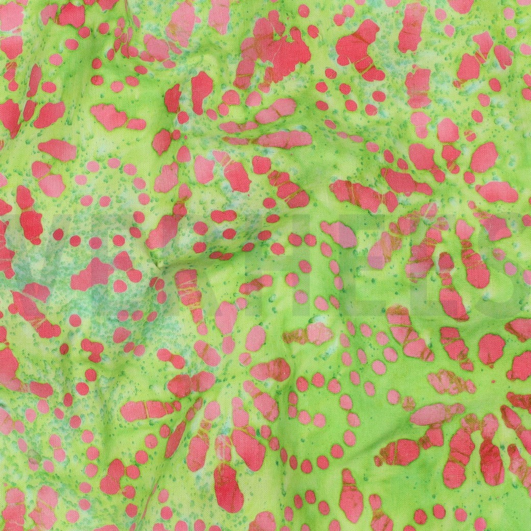 HANDCRAFTED BATIK COTTON LIME #2