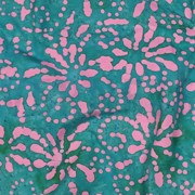 HANDCRAFTED BATIK COTTON TURQOISE (thumbnail) #2