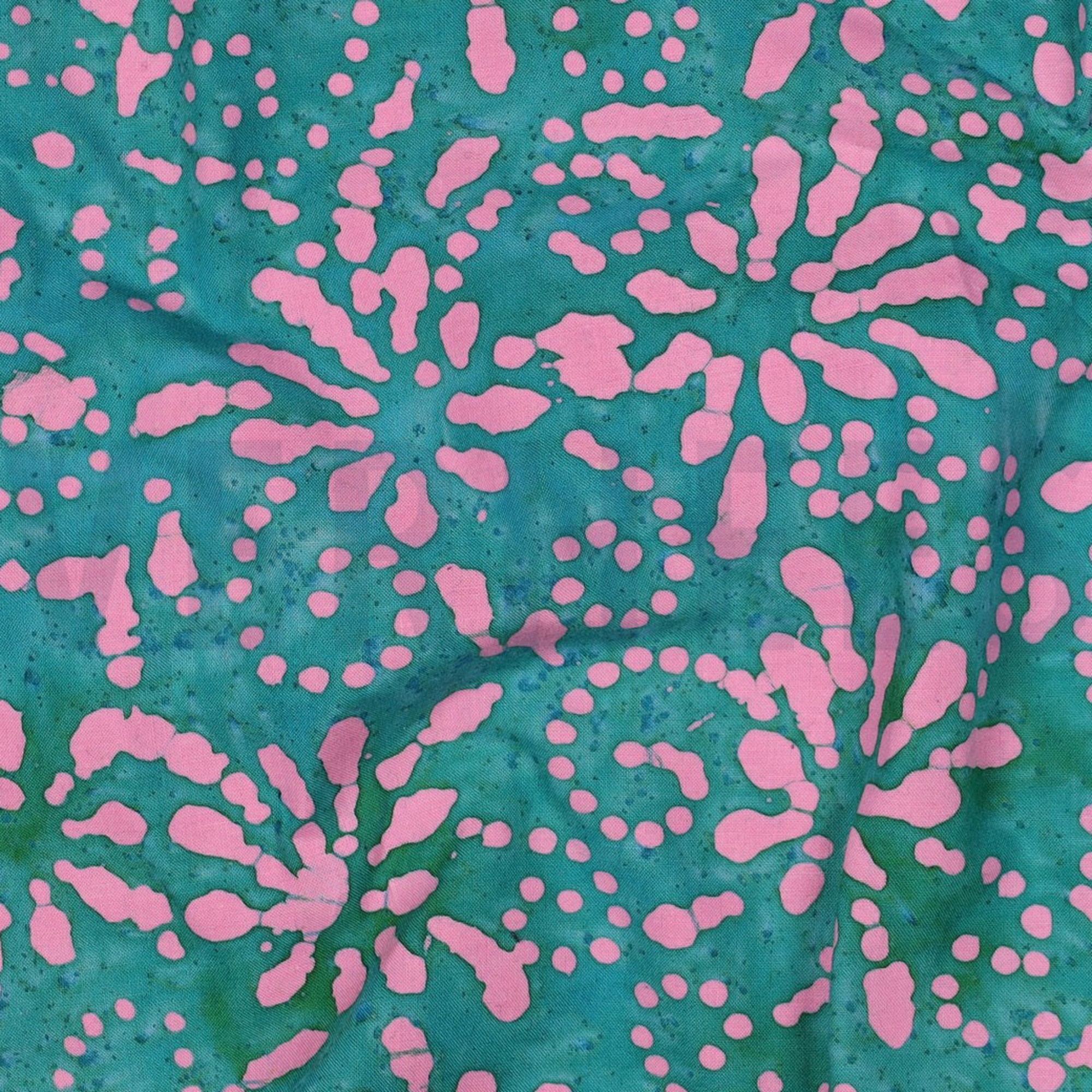 HANDCRAFTED BATIK COTTON TURQOISE (high resolution) #2