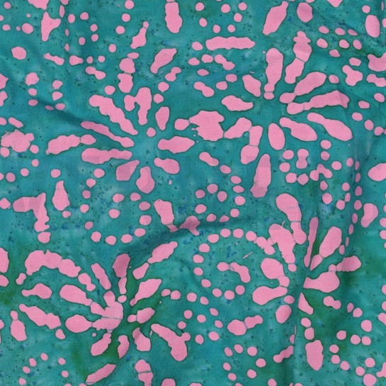 HANDCRAFTED BATIK COTTON TURQOISE #7