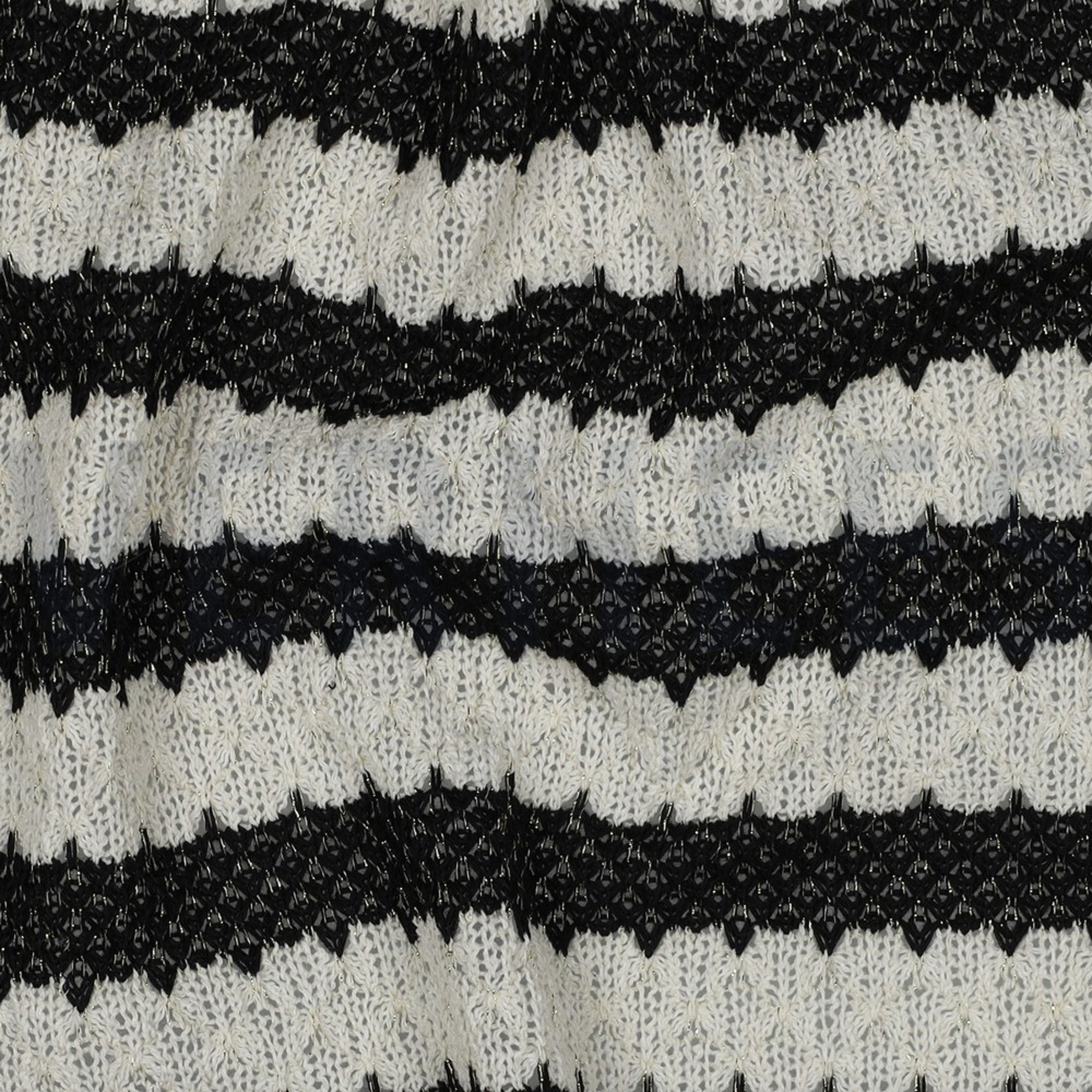 KNITTED JACQUARD BLACK GOLD LUREX (high resolution) #2