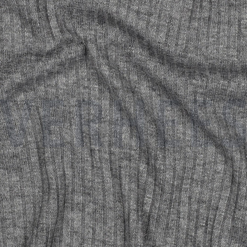 KNITTED LUREX GREY SILVER LUREX #2