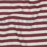 RIB YARN DYED STRIPE DARK BLUSH (thumbnail) #2