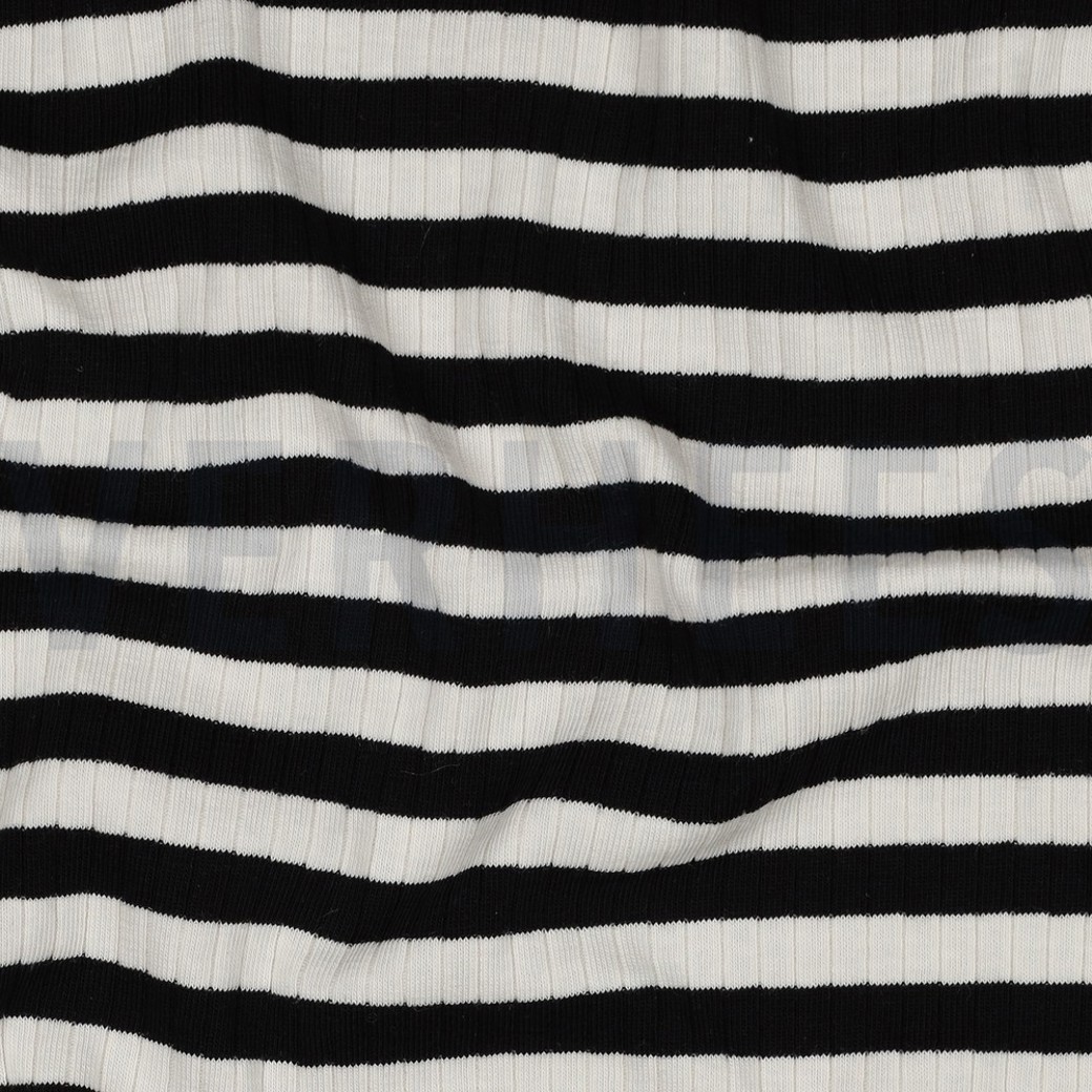 RIB YARN DYED STRIPE BLACK #2