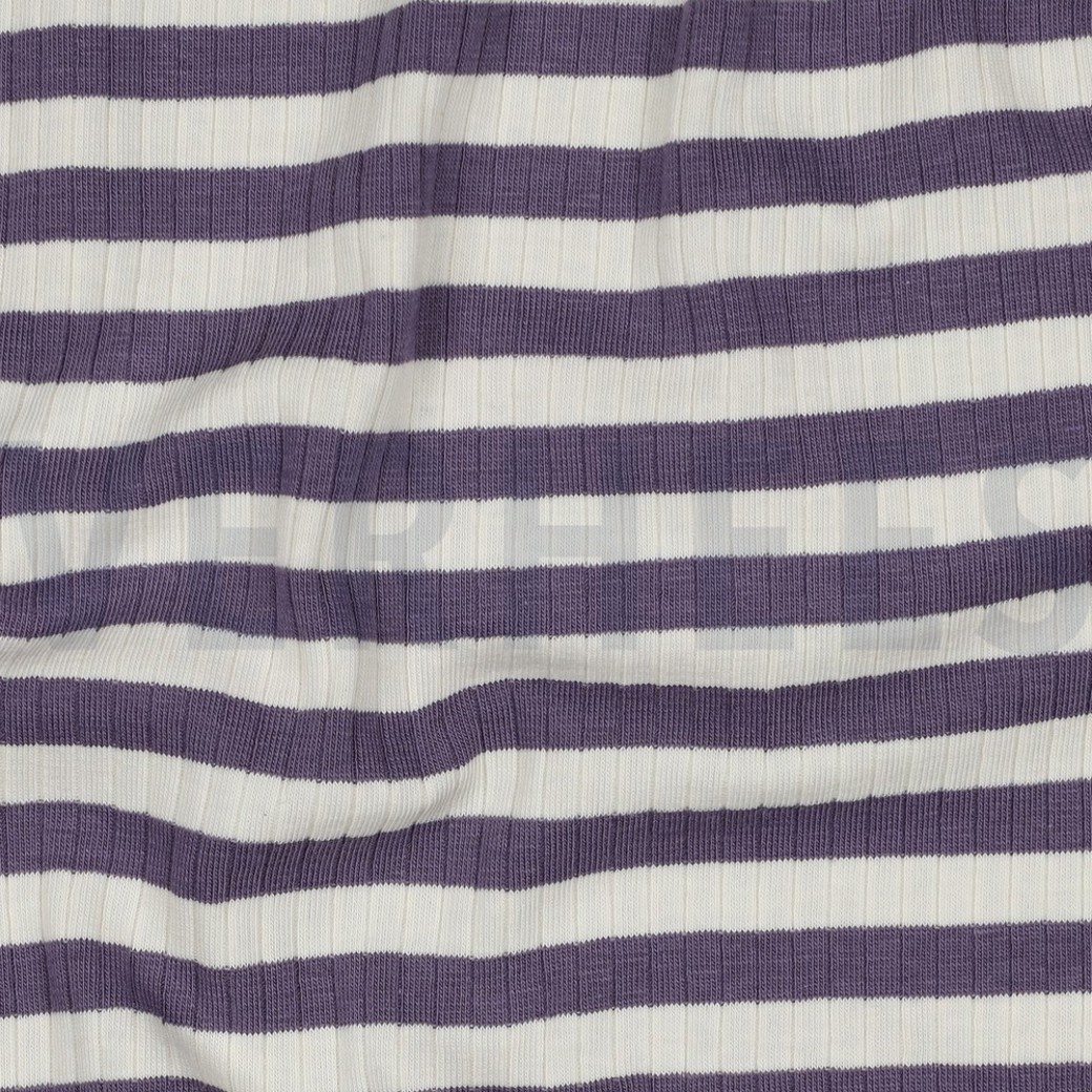 RIB YARN DYED STRIPE GRAPE #2