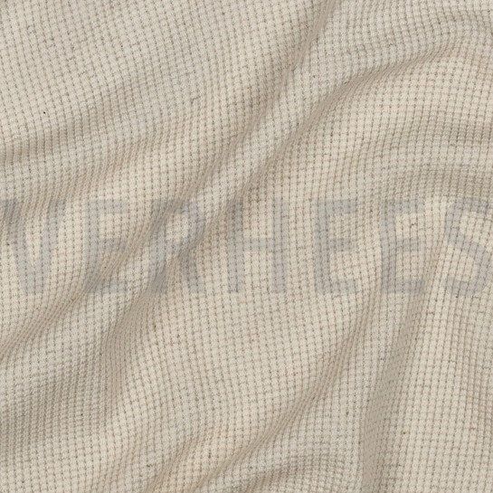 WAFFLE JERSEY LINEN NATURAL #7