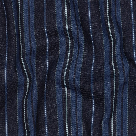 DENIM STRIPES INDIGO #7