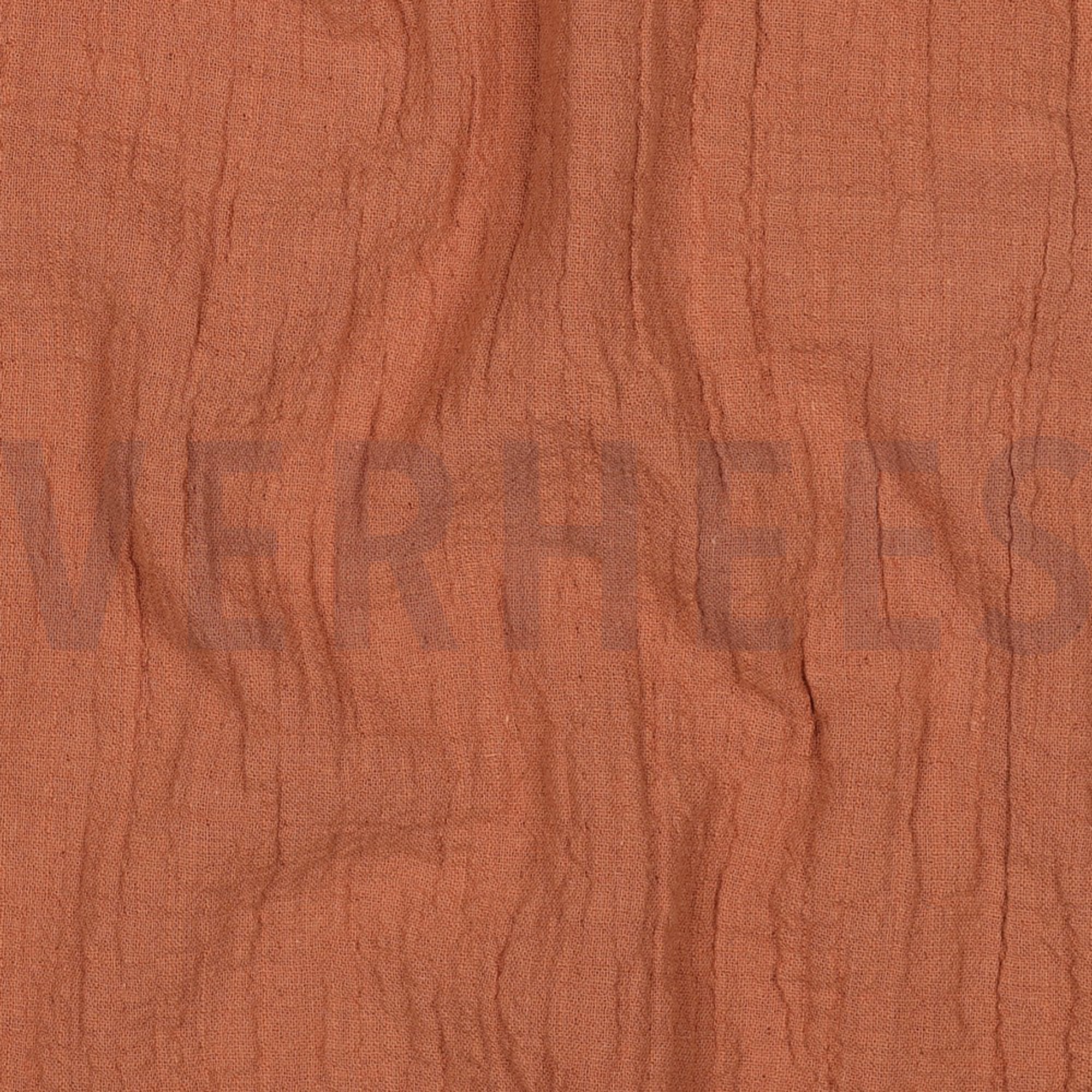 DOUBLE GAUZE SLUB BRICK (high resolution) #2