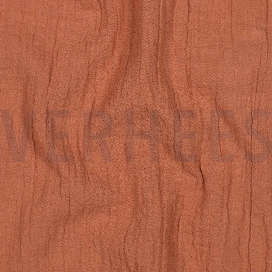 DOUBLE GAUZE SLUB BRICK #7