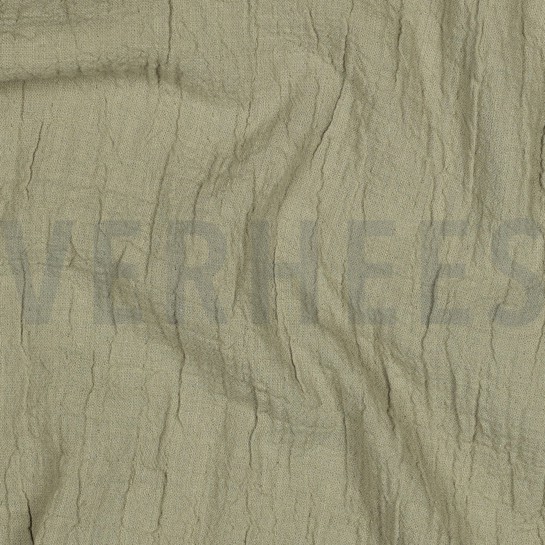 DOUBLE GAUZE SLUB OLIVE #7