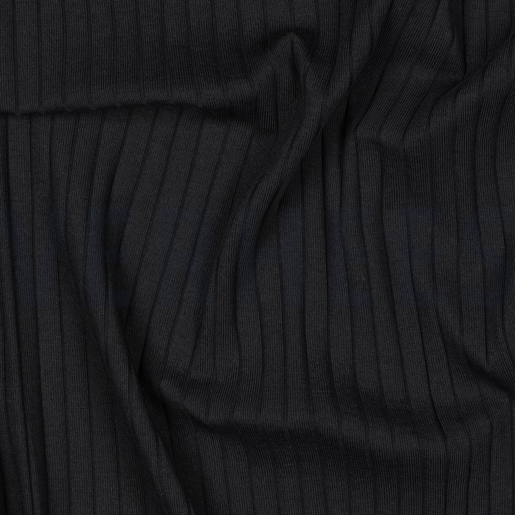 RIB JERSEY BIG BLACK #2