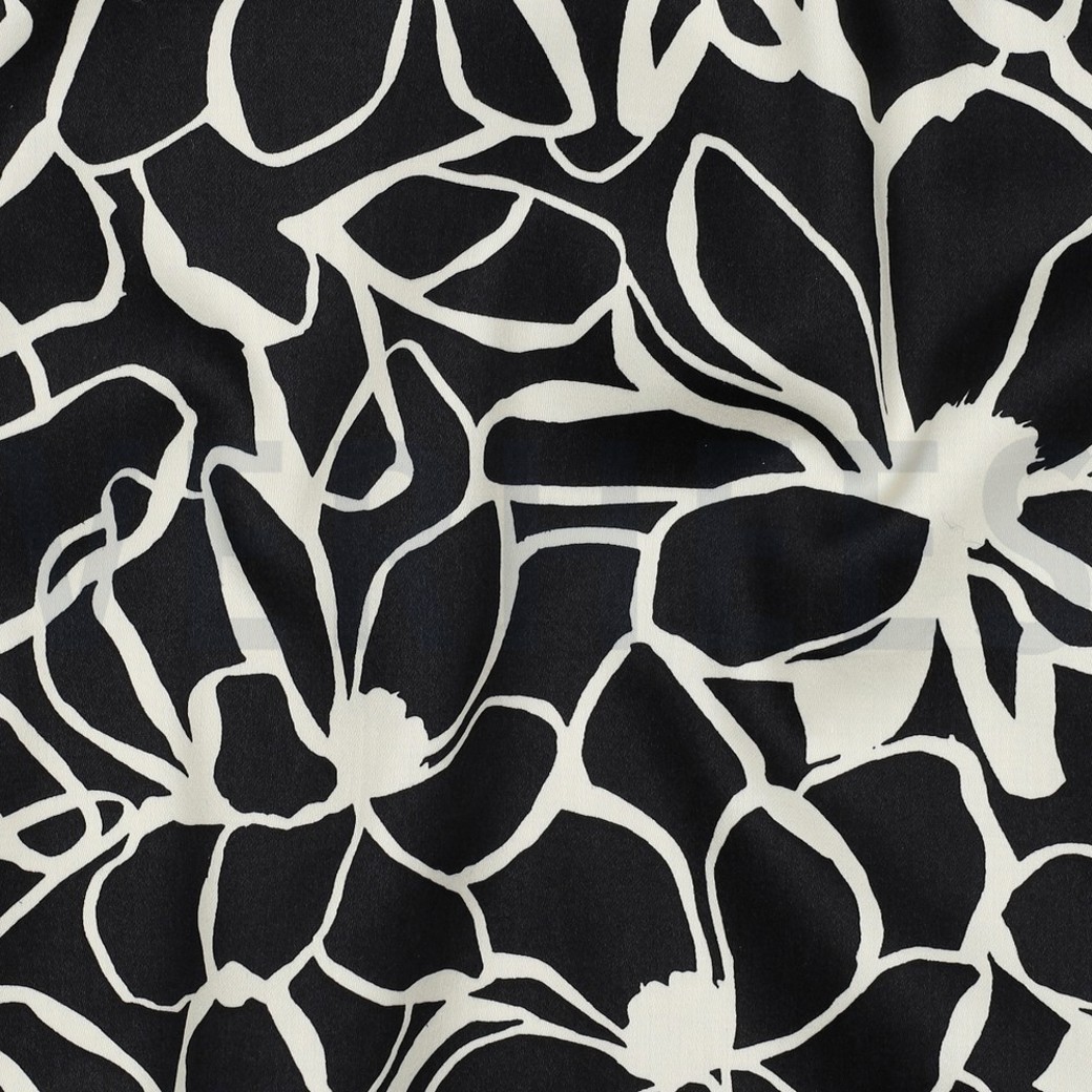 COTTON SATIN MAGNOLIA NERIDA HANSEN BLACK #2