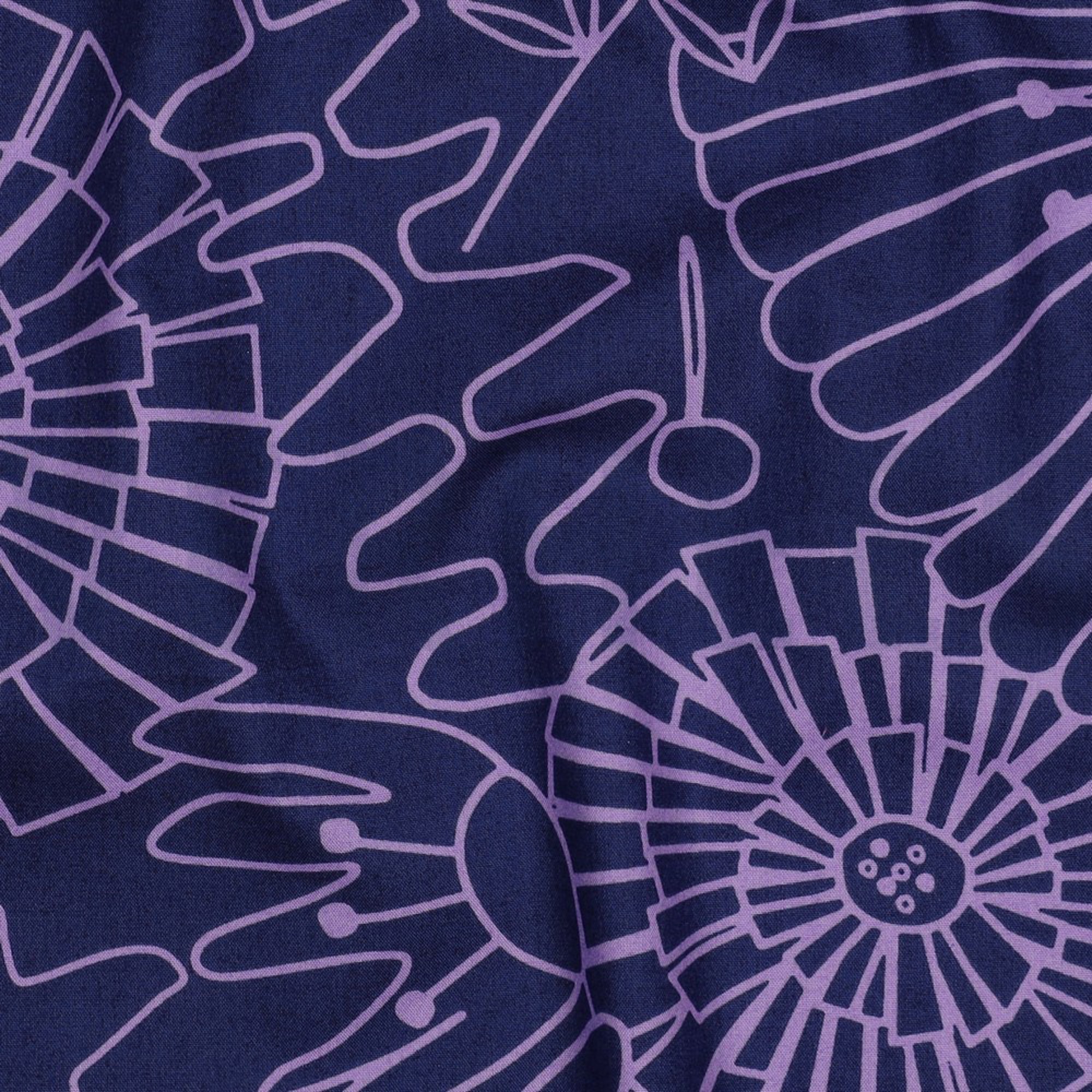 FINE POPLIN EDEN NERIDA HANSEN NAVY (high resolution) #2