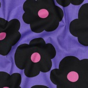 FINE POPLIN BIG FLOWER NERIDA HANSEN PURPLE (thumbnail) #2
