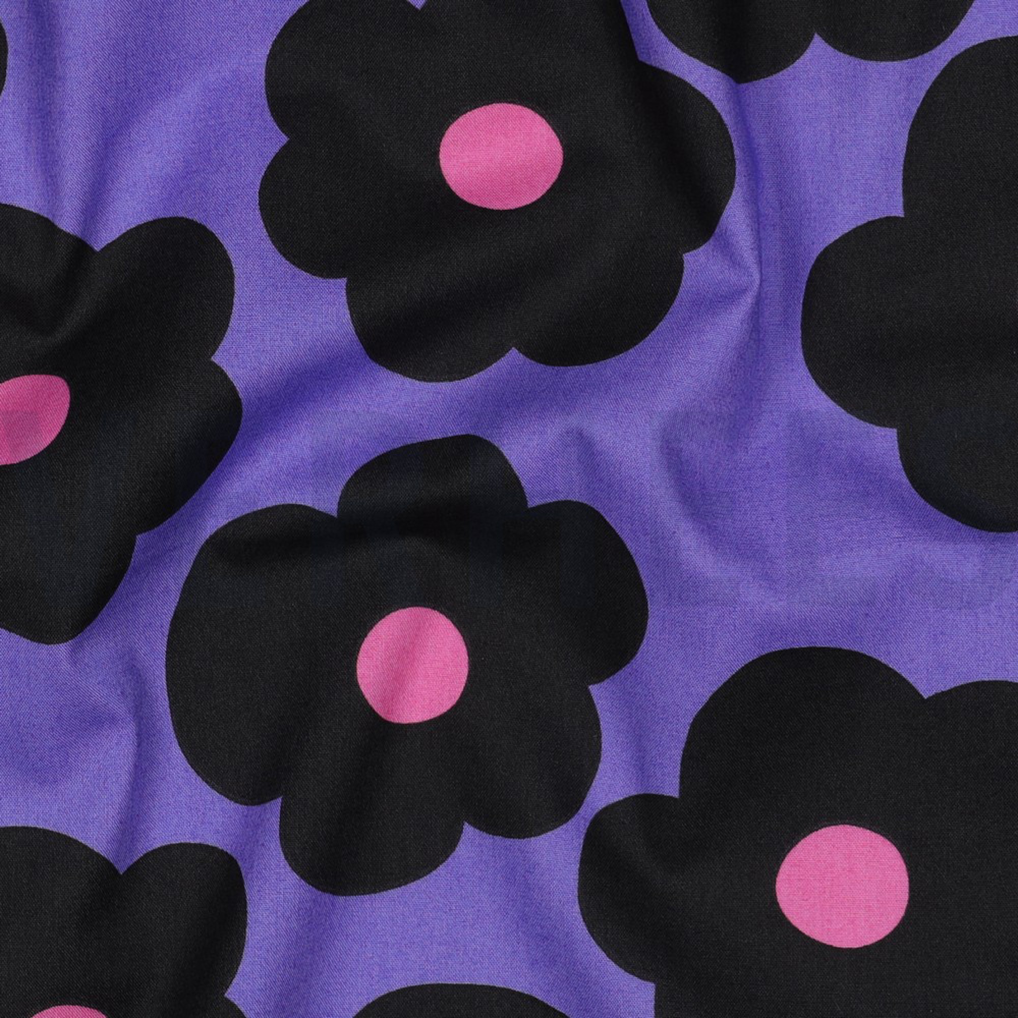 FINE POPLIN BIG FLOWER NERIDA HANSEN PURPLE (high resolution) #2