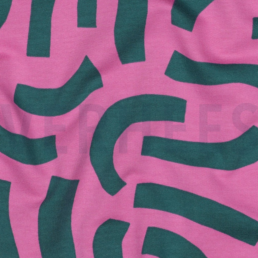 FRENCH TERRY PLAYFUL NERIDA HANSEN PINK #2